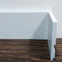 Ver imagem 7 de Kit 5 Barras Rodapé de Poliestireno 10cm de Altura Liso Branco (10x1x240cm) - Formix 3d