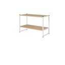 Ver imagem 4 de Nicho de Parede para Escritório 63cm x 28cm com 2 Prateleiras Industrial Executive