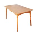 Ver imagem 4 de Jogo de Jantar Colonial Brisa Mesa 110x80 Cm Mel + 04 Cadeiras Branca Rustico