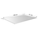 Ver imagem 4 de Tampo para Balcão de Cozinha 100cm Mdp Amêndoa - Ajl Móveis