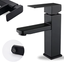 Ver imagem 7 de Torneira Gourmet para Banheiro Quadrada Metal Sn23 Snel Metais Cor: Preto