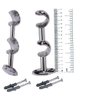 Suporte Metal Varão Cortina Duplo 28/28 Mm Resistente - 5