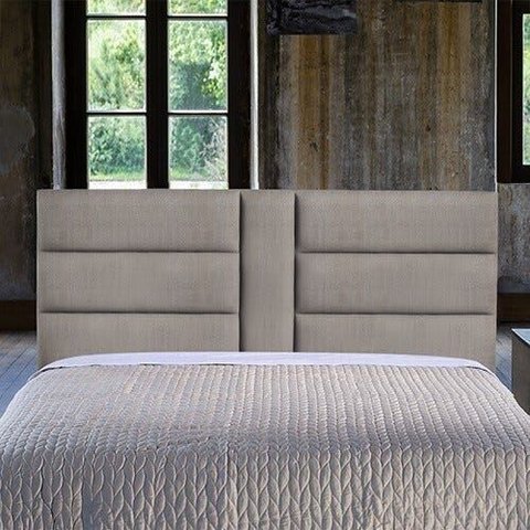 Cabeceira - Painel - Duo 07 - Linho Bege 12930 - 148x68x07 Casal