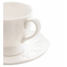 Xícara de Chá de Porcelana New Bone Butterfly Flower 200ml - Lyor - 2