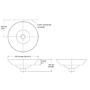 Ver imagem 6 de Cuba para Banheiro Kohler Conica Bell de Apoio Redonda 41x41cm Branca| 2200BR-g-7 Preto