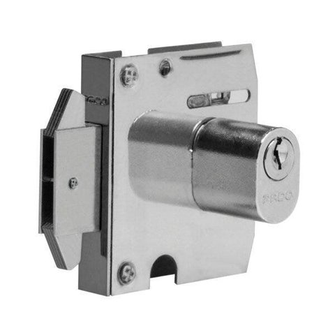 Fechadura Inox PV05 Dupla 1/2 Pado Cromado