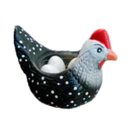 Ver imagem 1 de Galinha Porta Ovos Cesta Grande Em Cerâmica Decorativa