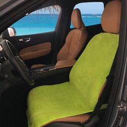 Praticapa Capa Toalha de Microfibra Com Regulagem Para Banco De Carro Ou Cadeira De Praia Verde - 4
