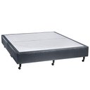 Ver imagem 2 de Sommier 34 de Altura - Seda Sintética Grafite 10906 - 128x188 Meio-casal
