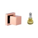 Ver imagem 1 de Acabamento Para Registro Chuveiro Banheiro Quadrado Rose Gold Brilhante Padrão Fabrimar 1/2" - 3/4"