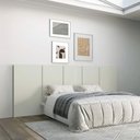 Ver imagem 1 de Cabeceira Queen 280cm Lisa Tw160 Off White Dalla Costa