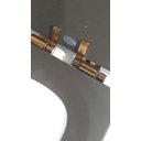 Ver imagem 5 de Assento Poliéster Carrara para Deca Marrom Fosco Slow Red Gold