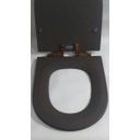 Ver imagem 4 de Assento Poliéster Carrara para Deca Marrom Fosco Slow Red Gold