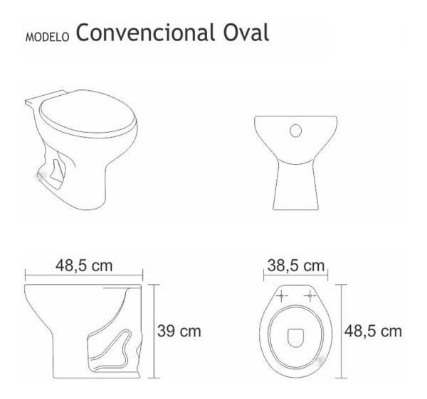 Assento Sanitário Poliéster Uni Oval F.suave Fixador Dourado - 10