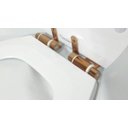Ver imagem 6 de Assento Sanitário Poliéster Uni Oval F.suave Fixador Dourado