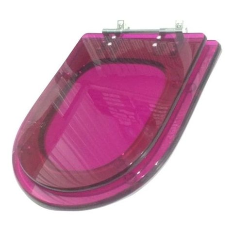 Tampa de Vaso Sanitário Poliéster Riviera P/Celite Bordo