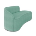 Ver imagem 7 de Sofá 3 Lugares Orgânico 180cm Morgan e Poltrona Lua Bouclê Verde Menta D03 - D’Rossi