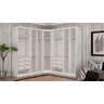 Modulado Closet Completo Espelhado 9 Portas 6 Gavetas - Linea-branco - Móveis Novo Horizonte - 2
