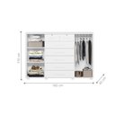 Ver imagem 2 de Comoda Manchester Branco Fosco Liso