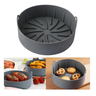 Forma de Silicone para Air Fryer Cesto Redondo com alça Diâmetro 19cm Weck - 3