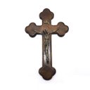 Ver imagem 1 de Crucifixo De Parede Moldado Madeira 19 Cm