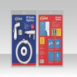 Ducha Higiênica Luxo Cromada 1,2 m Censi - 3 Ducha Higiênica Luxo Cromada 1,2 m Censi - 3