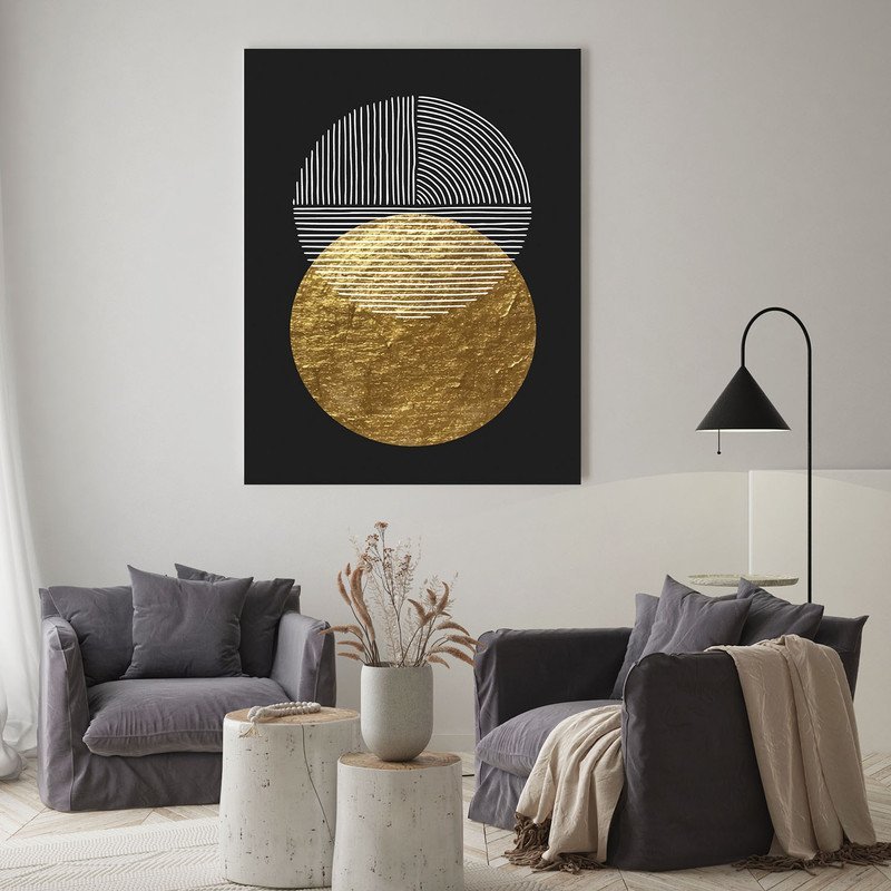 Quadro Decorativo Tela Canvas Abstrato Conceito Reflexos Abstratos - 150x80 Cm - 2