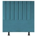Ver imagem 2 de Cabeceira Estofada Cama Box Solteiro 100 Cm Sophia Suede:azul Turquesa