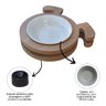 Comedouro Bebedouro Mdf Pet Cachorro Au Au - 4
