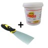 Kit Veda Calha Vedante Super Flexível 1kg Cinza + Espátula - 1