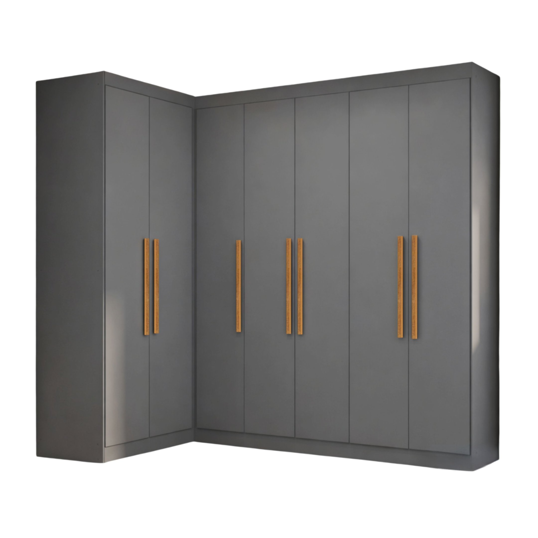 Guarda-roupa Modulação 7 Portas Canto Paris | MadeiraMadeira