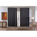 Ver imagem 3 de Cortina Jacquard Luxo em Tecido Semi Blackout Sala 2,00x1,30:grafitte