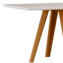 Ver imagem 2 de Mesa Jantar Mariah 135x90 Ype/off White - Nc