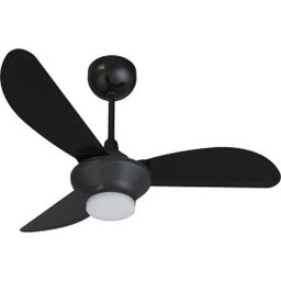 Ventilador de Teto Ventisol Mistral 3 Pás Preto Bivolt - 1