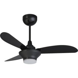 Ventilador de Teto Ventisol Mistral 3 Pás Preto Bivolt - 2