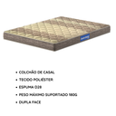 Ver imagem 2 de Colchão Casal Probel D28 138x188x14 Guarda Costas