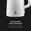 Ver imagem 3 de Chaleira Elétrica Elgin Slim 1200W 1,8L Branco 110V
