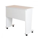 Ver imagem 7 de Mesa Escrivaninha Dobrável Alpes com Rodízio Branco - Panorama Móveis