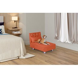 Cama Pet Luco Liz, Descanso e Conforto com Qualidade para Seu Pet, Incluso Almofada Descanso - Terra - 4