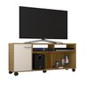 Rack para TV até 47 Polegadas com Rodízios New Creta Móveis Bechara - 3