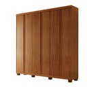 Ver imagem 2 de Guarda Roupa Casal Boston 6 Portas com Pés Moderna