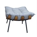 Ver imagem 6 de Poltrona Costela com Puff Costela - Linho Cinza - Moveis Roperi