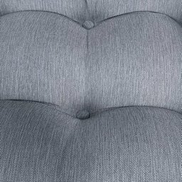 Poltrona Costela com Puff Costela - Linho Cinza - Moveis Roperi - 3