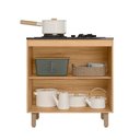 Ver imagem 2 de Balcão para Cooktop 02 Portas Freijo/ Off White Nicioli