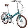 Bicicleta Dobrável Rio Xl Aro 24" com 6 Marchas Durban Turquesa (mostruário) - 1