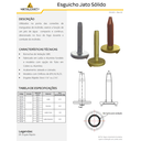Ver imagem 3 de ESGUICHO JATO SÓLIDO 1.½ E.R x 13mm LATÃO PARA MANGUEIRA DE INCÊNDIO - METALCASTY