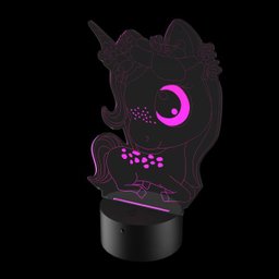 Luminária de Led Infantil - Unicórnio - 2