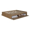 Ver imagem 1 de Cama Queen com Baú 4 Portas para Colchão 198x158cm Multimóveis Cr40133 Mel