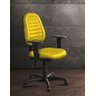 Cadeira de Escritório Internauta Premium Amarelo Claro - 1