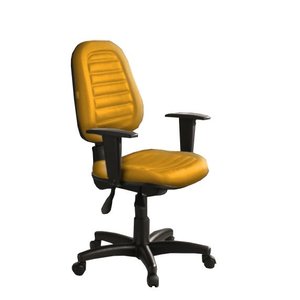 Cadeira de Escritório Internauta Premium Martiflex Amarelo